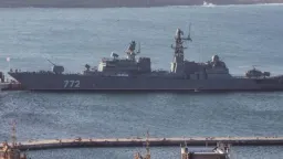 Российский корабль «Неустрашимый» провел учения со стрельбой у берегов Великобритании