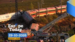 Прямой эфир.
    Europe Today: вторая за девять месяцев катастрофа скоростного поезда погружает Испанию в траур
