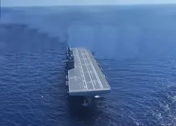 兩棲攻擊艦四川號甲板已畫線　阻攔索完成安裝