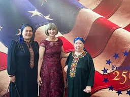 Солтан Ачилова была на приеме в Посольстве США в честь Дня независимости